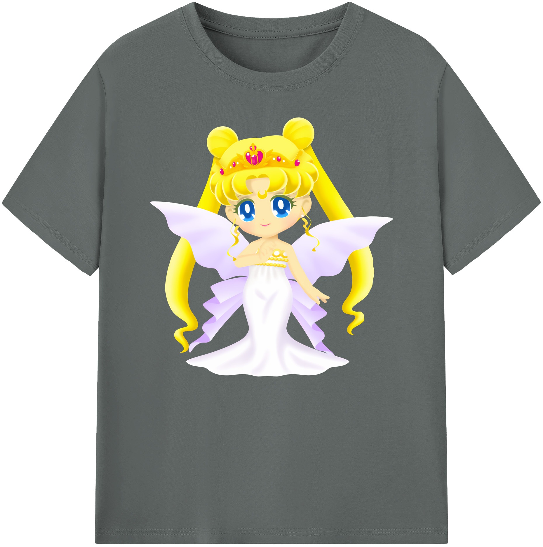 （画像用） 美少女戦士セーラームーン 愛野 美奈子 あいの みなこ Sailor Moon Aino Minako 綿100％ メンズ半袖Tシャツ｜肌触りやわらか＆通気性
